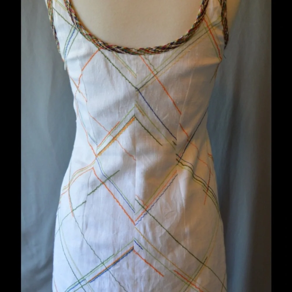 Moschino Cheap n Chic vintage linen mini dress - Picture 5 of 6